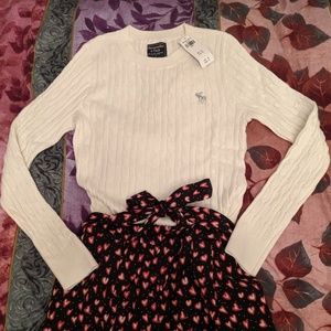 Abercrombie & Fitch Logo Knit Sweater
